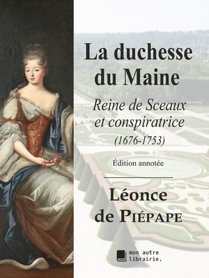 cover image of La duchesse du Maine